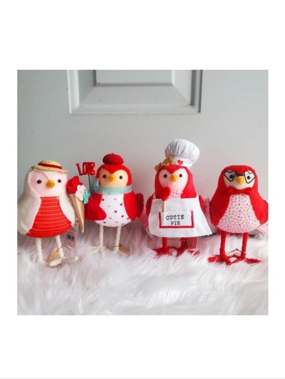 NWT Target 2023 Spritz Valentines Birds - Set of 4